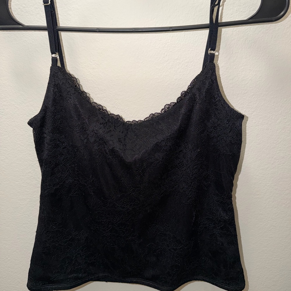 Abercrombie & Fitch Black Lace Trim Camisole